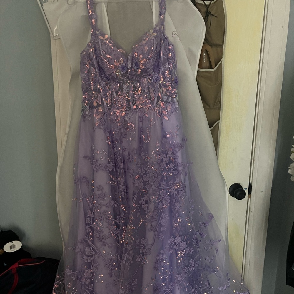 Elegant Purple Kids Dress